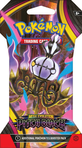 Pokemon TCG: Mega Evolution - Pitch Black Sleeved Booster Pack Trading Card - Random Selection