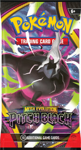 Pokemon TCG Mega Evolution Pitch Black Booster Pack Trading Cards
