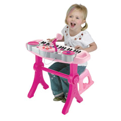 Winfun Keyboard Rock Star Set Pink Battery Operated