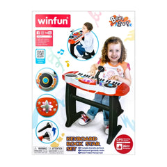 Winfun Keyboard Rock Star Set Red