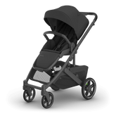 Uppababy Cruz V3 Stroller Jake Charcoal Carbon Frame Black Leather