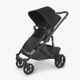 UPPAbaby Cruz V2 Stroller Jake Charcoal Carbon Frame Black Leather