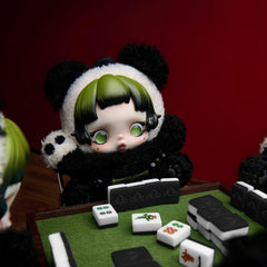 Skull Panda Lazy Panda Plush Doll Pendant