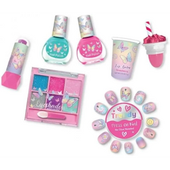 Tye Die Butterfly Carryall Cosmetic Set