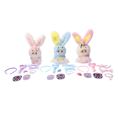 JollyPop Bunny SuperPop S1 Battery Operated Interactive Plush Toy with Accessories