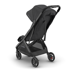 UPPAbaby Minu V2 Stroller Jake Charcoal Carbon Frame Black Leather