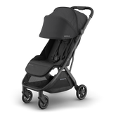 UPPAbaby Minu V2 Stroller Jake Charcoal Carbon Frame Black Leather