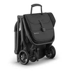 UPPAbaby Minu V2 Stroller Jake Charcoal Carbon Frame Black Leather