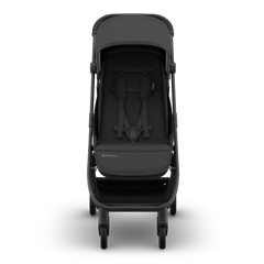 UPPAbaby Minu V2 Stroller Jake Charcoal Carbon Frame Black Leather