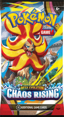 Pokémon TCG Mega Evolution Chaos Rising Booster Pack - Assorted