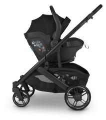 UPPAbaby Cruz V2 Stroller Jake Charcoal Carbon Frame Black Leather
