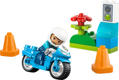 Lego Duplo Blue Police Motorcycle with Figures