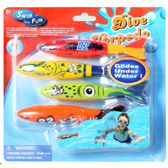 Diving Torpedo Toys 4-pieces