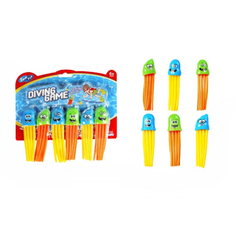 DIVING SPEEDY SQUID TOYS 6PIECES