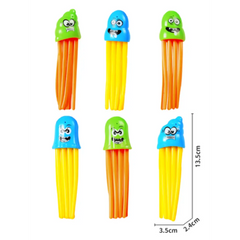 DIVING SPEEDY SQUID TOYS 6PIECES