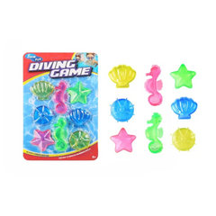 DIVING MARINE TOYS 8PIECES