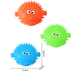 DIVING PUFFER FISH TOYS 3PIECES