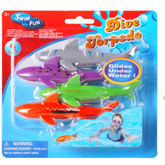 DIVING SHARK TOYS 4PIECES