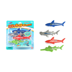 Diving Shark Variety Toys 4pcs