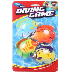 Diving Regal Fish Toys 4-Pieces