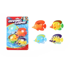Diving Regal Fish Toys 4-Pieces