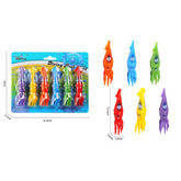 Diving Squid Pool Colorful Underwater Toys for Swimming & Water Play
