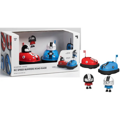 Sharper Image RC Speed Bumper Red and Blue Rag Battery Operated