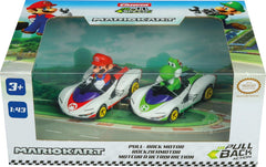 Carrera Pullback Mario Motor Twin Pack 1:43
