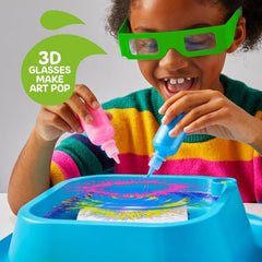 Discovery 3D Neon Spin Motorized Art Station Battery Operated