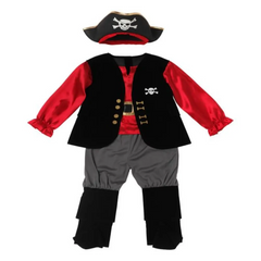 Early Learning Centre Costume Red Captain Pirate