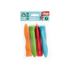 ELC Art And Craft Soft Grip Geo 4Pk