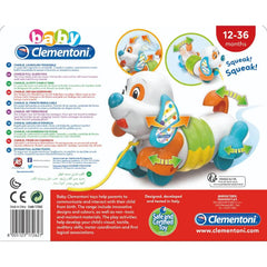 Clementoni Pull Along Dog for Baby Toddlers