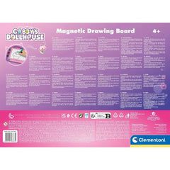 Clementoni Magnetic Drawing Board Gabby's Dollhouse