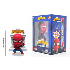 Spiderman Tower Series with Window Box 6Asst