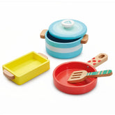 Early Learning Centre Wooden Pots & Pans