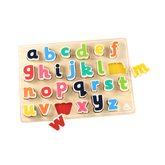 Early Learning Centre Wooden Shape and Number Puzzle - 14 Pieces