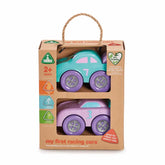 ELC Development Wall Twin Vehicles Pink Eco