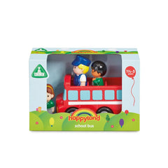 ELC Happy Land School Bus 3 Figs