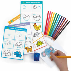 ELC Art And Craft Learn To Draw Animal Set