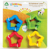 Early Learning Centre Blossom Farm 12 Rainbow Links Travel Toy