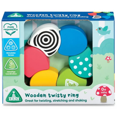 ELC Classic Wood Twisty Rainbow Ring