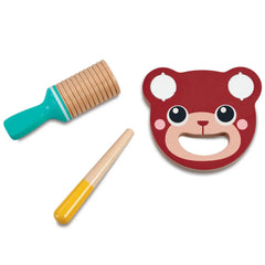 ELC Classic Wood Little Bear Band
