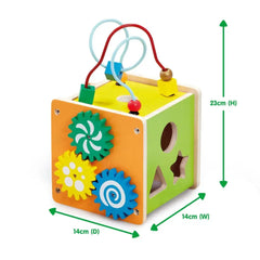 ELC Classic Wood Activity Cube
