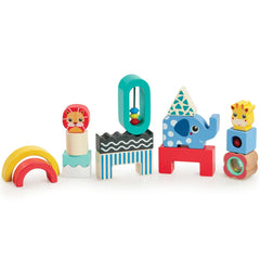 ELC Classic Wood Activity Play Blocks
