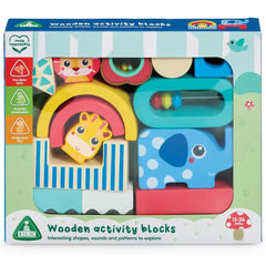 ELC Classic Wood Activity Play Blocks