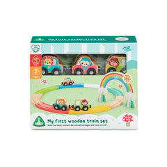 ELC Classic Wood Toddler Train Set