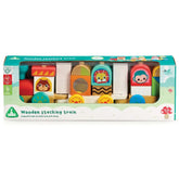 Elc Classic Wood Stack Pull Along Train
