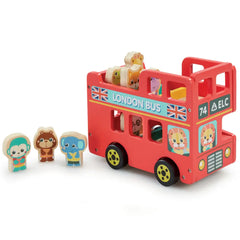 ELC Classic Wood Double Decker Bus