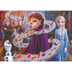 CLEMENTONI PUZZLE GLITTER FROZEN 2 104 P