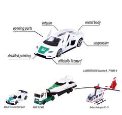 Majorette Dubai Police Force 5-pieces Pack 1/64